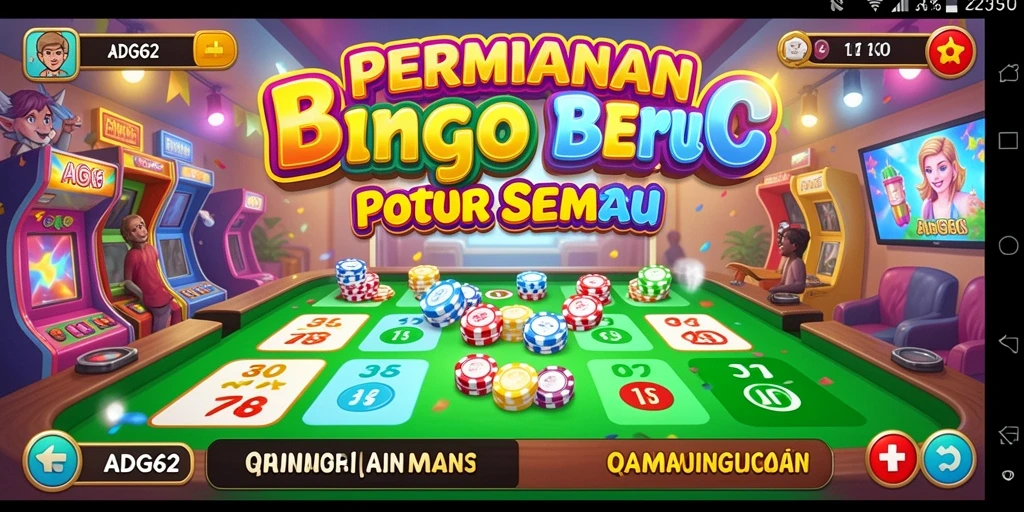 Tampilan gameplay Bingo yang seru dan interaktif di ADG62.