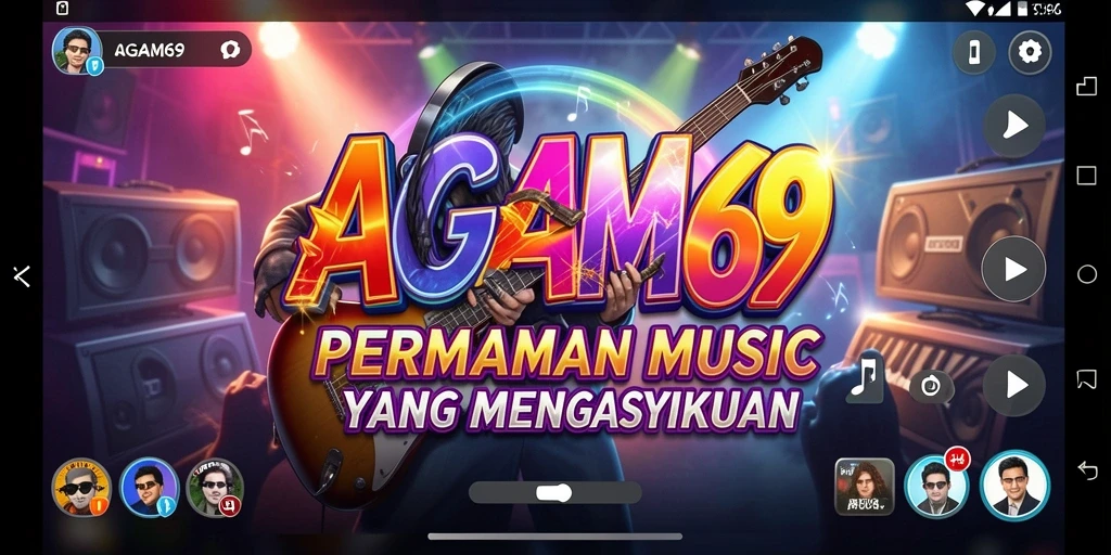 Tampilan gameplay AGAM69 yang penuh warna dan interaktif.