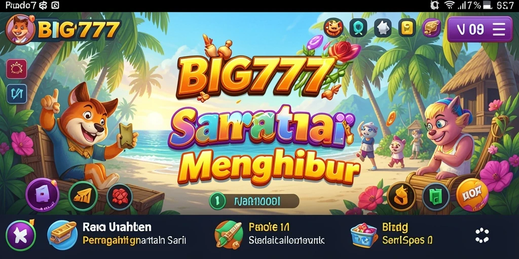 Screenshot gameplay utama BIG777 menunjukkan keseruan permainan Casual.