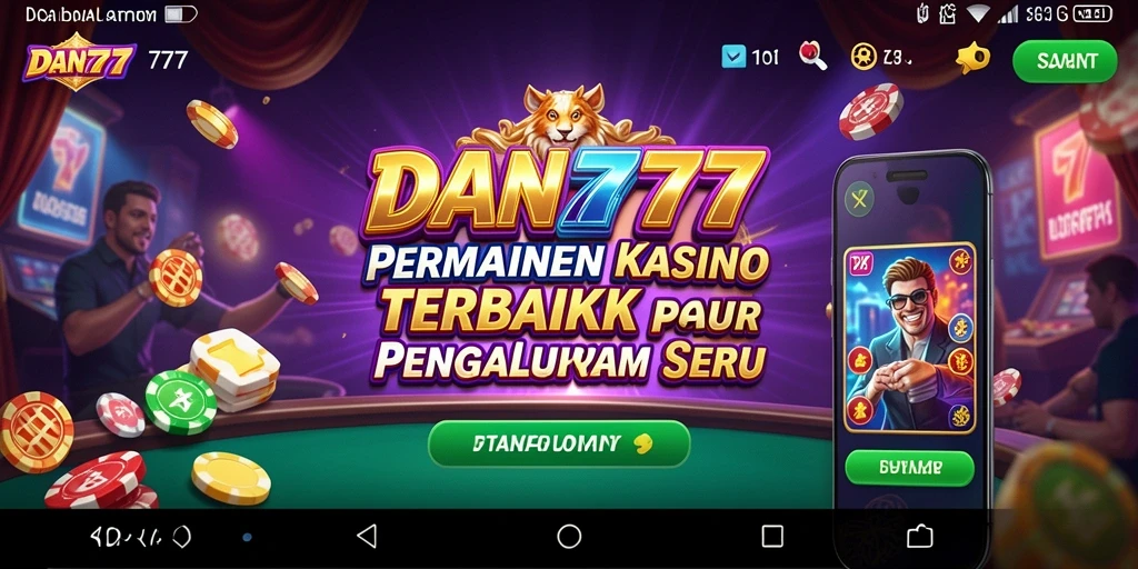 Tampilan gameplay menakjubkan dari DAN777 dalam permainan Kasino.