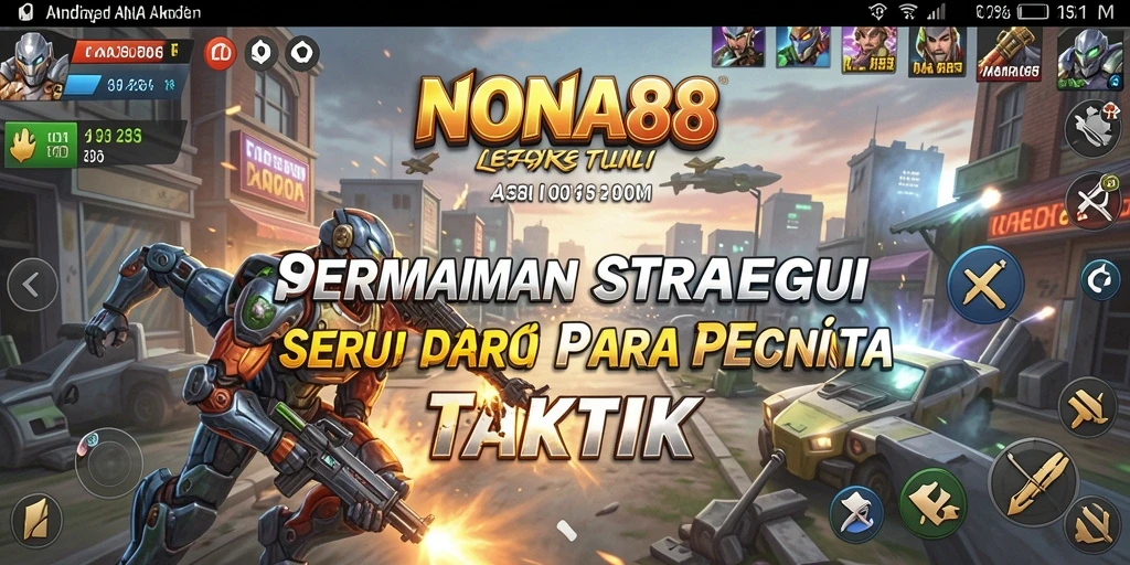 Screenshot NONA88 menampilkan pengalaman permainan strategi yang intens dan mendebarkan.