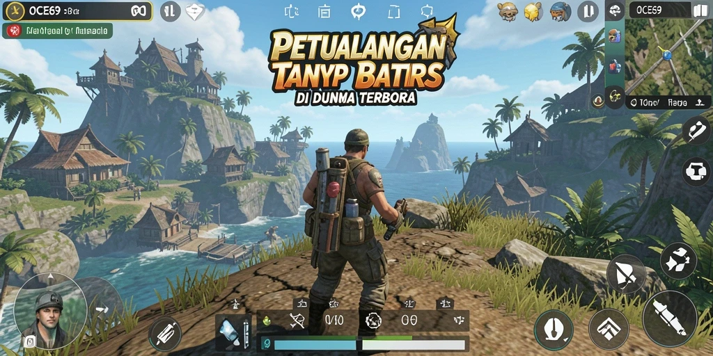 Menampilkan gameplay seru di dunia terbuka OCE69.