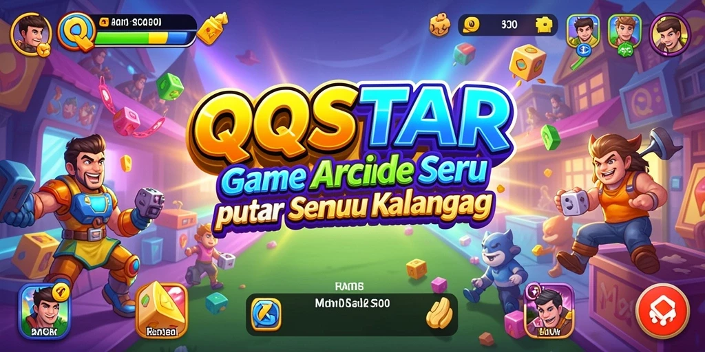 Screenshot gameplay QQSTAR menampilkan tingkat keseruan yang tinggi.