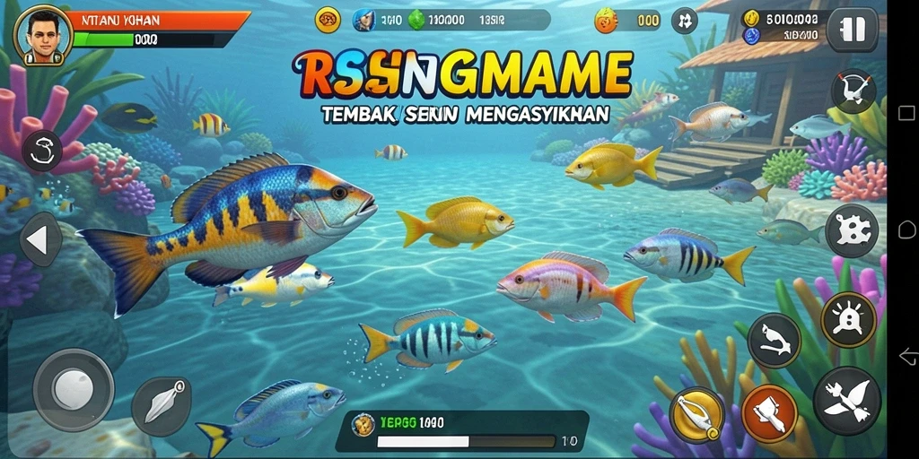 Screenshot gameplay Tembak Ikan yang mendebarkan di RSNGAME.