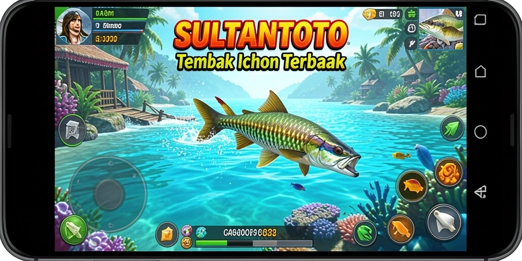Tampak dari gameplay SULTANTOTO yang seru saat menembak ikan.
