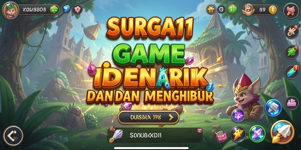 Tampilan menawan dari gameplay SURGA11 yang menyenangkan.