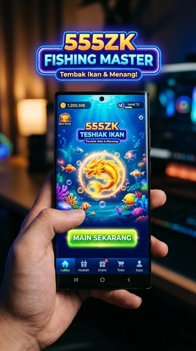 Screenshot aplikasi 555zk menunjukkan berbagai aplikasi tersedia untuk diunduh.